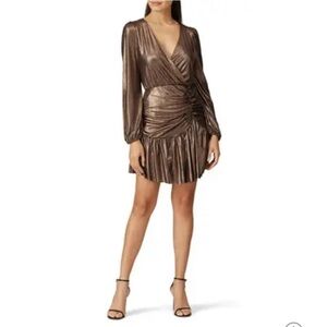 Slate and Willow metallic dress